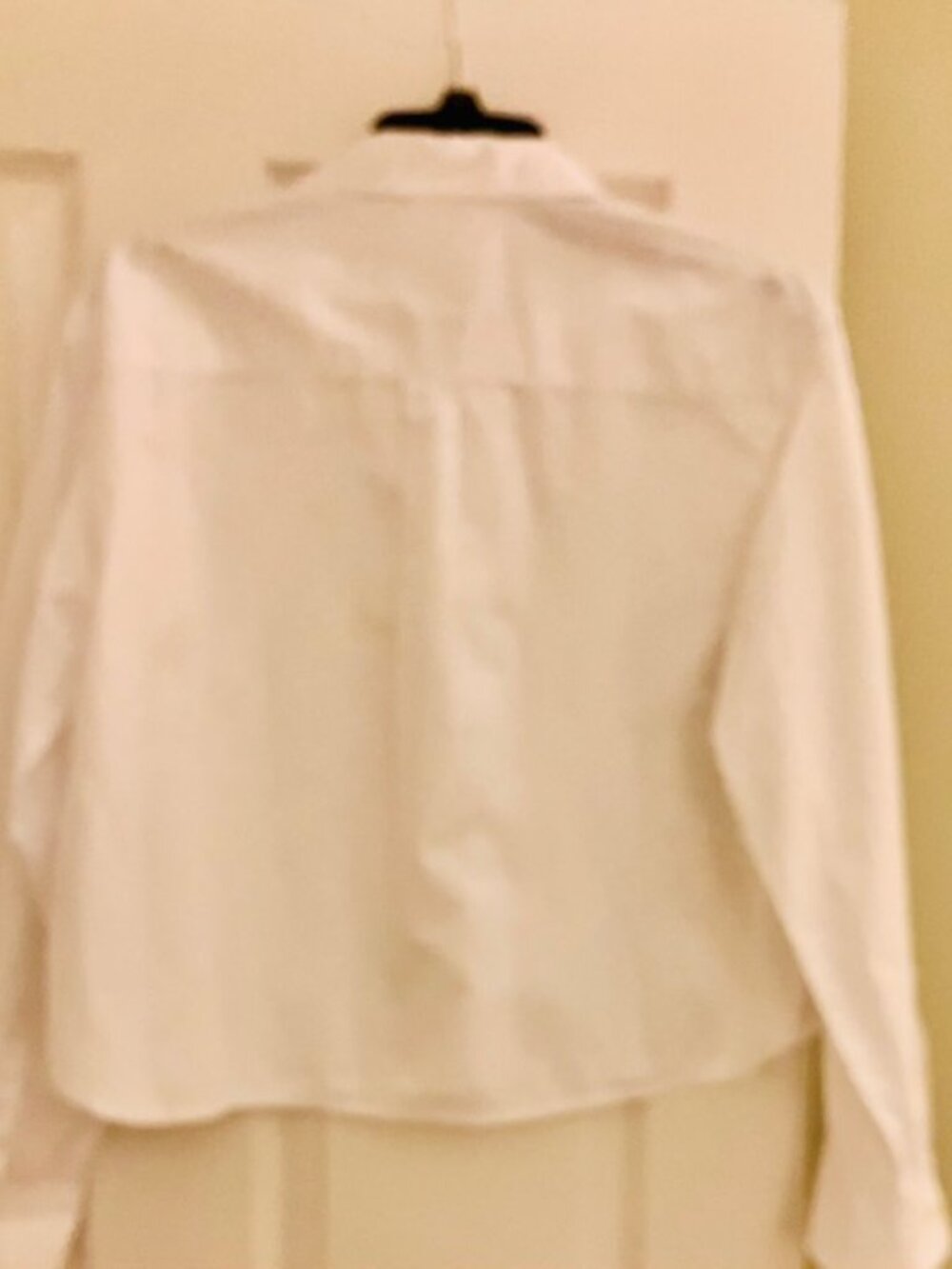 Gap women's button-down blouse white size S cropped classic - Picture 3 of 5